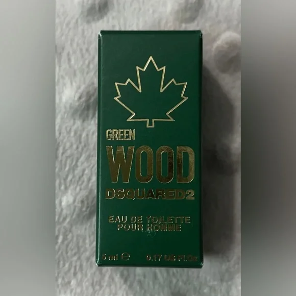 Dsquared2 Green Wood Pour Homme Eau De Toilette 5ml Miniature Fragrance NEW - Picture 3 of 4